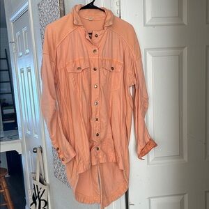 Pilcro Shacket/ Button-Up Top